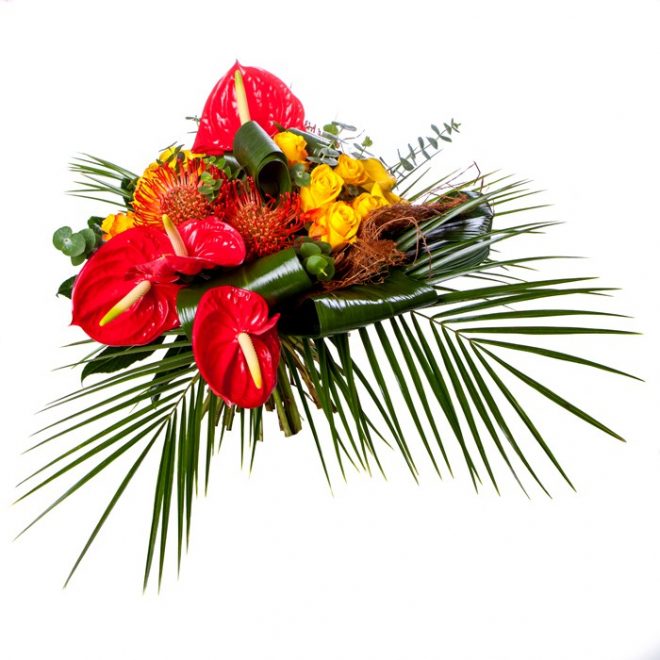 Bouquet de fleurs Exotique - Livraison fleurs exotiques - France Fleurs
