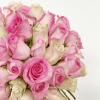 Bouquet de roses roses sur mesure
