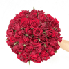 Bouquet de roses rouges sur mesure  - choisissez votre quantité de roses rouges