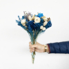 Bouquet sec bleu