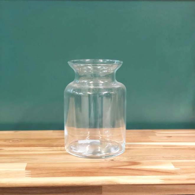 Vase Léonard transparent