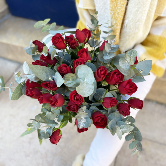 Bouquet Paris - Bouquet de fleurs spécial Saint-Valentin à prix doux
