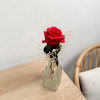 Bouquet éternel Alix + vase