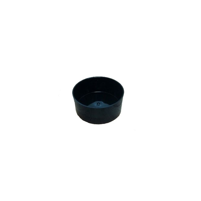 Coupe cylindrique noire (Diam. 15 cm)