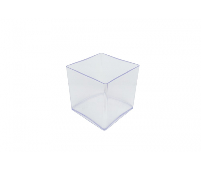 Acrylique vase cube en 5 Couleurs 15 cm x 15 cm x 15 cm Léger conteneur 
