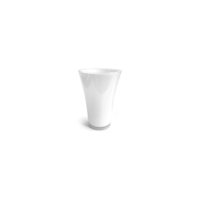 Vase blanc - vase plastique incassable - France Fleurs