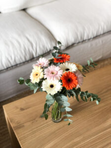Bouquet de germinis multicolores